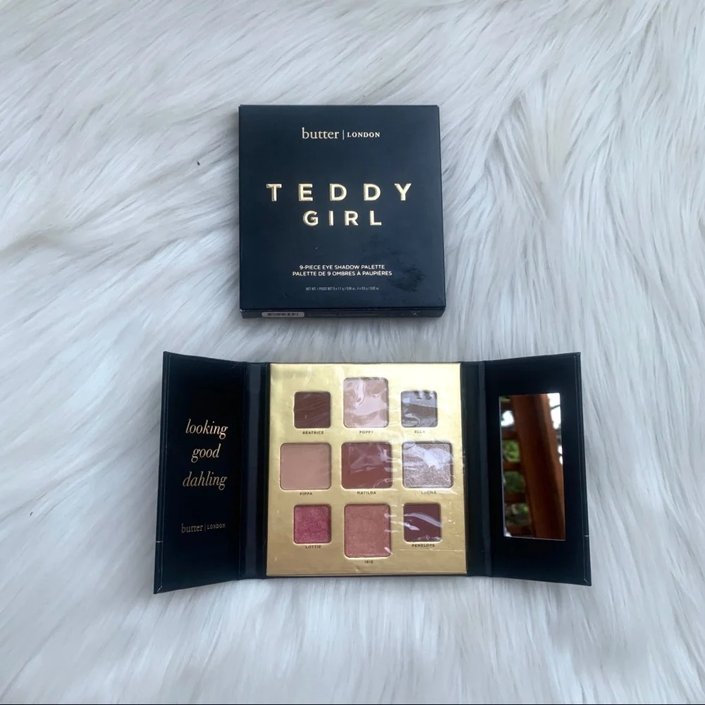 Butter London Teddy Girl 9-Piece Eye Shadow Palette NIB